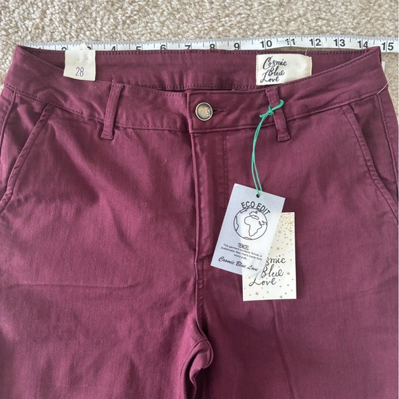 NWT Cosmic Blue Love Cuffed Skinny Pant - Picture 6 of 8